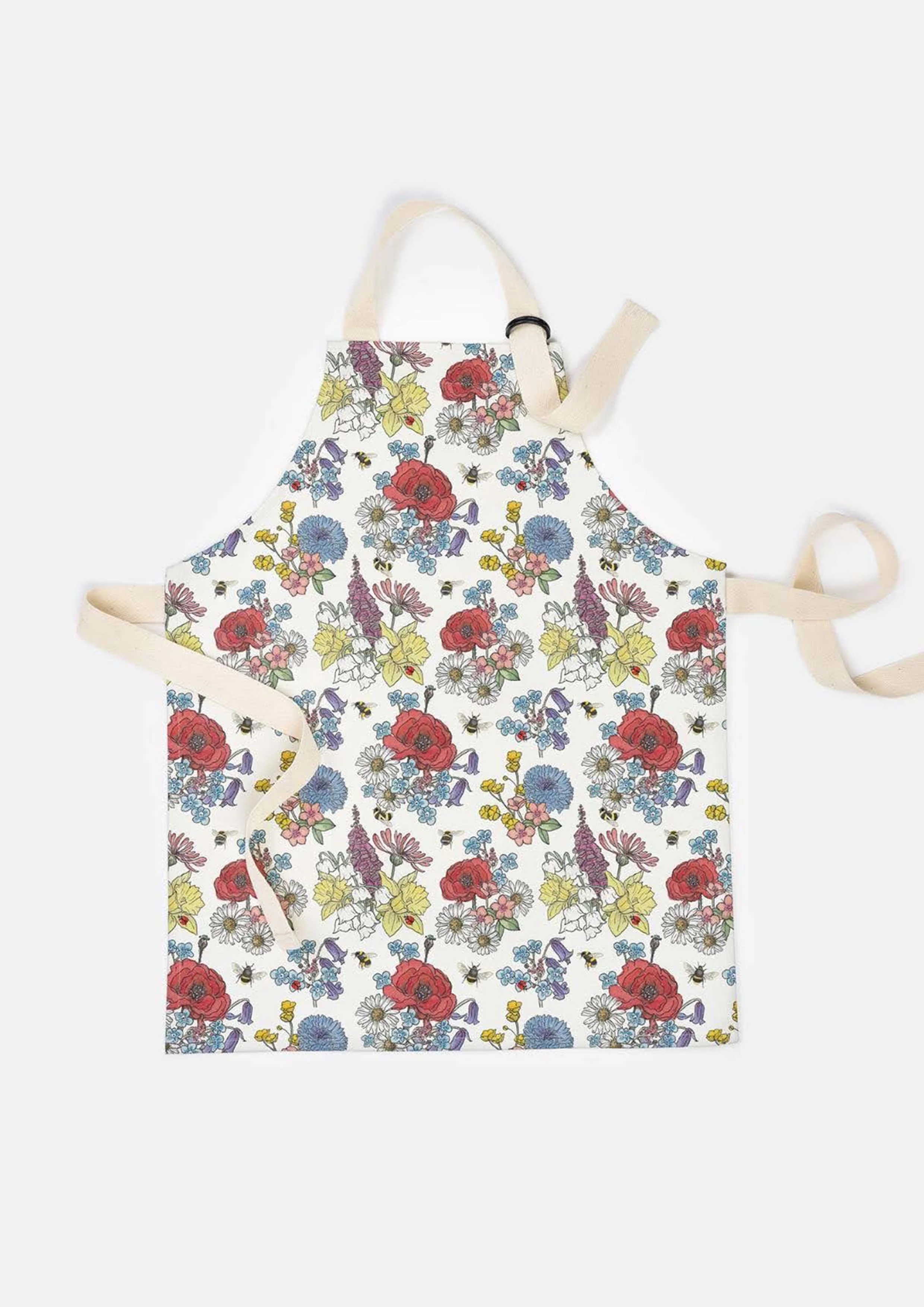 french 00-20s apron【wildfraulein好きな方など】 Wildflower Child's Apron - wipe-clean & water resistant — Heather